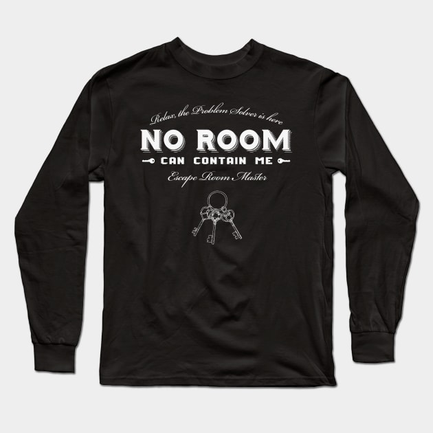 Escape Room Master Puzzle Game Escaping Team product Long Sleeve T-Shirt by theodoros20